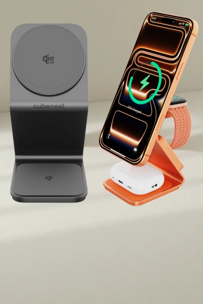 Qi2.2 Ładowarka MagSafe 3w1