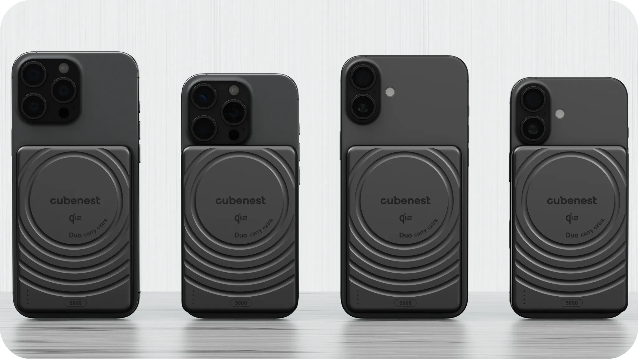 Qi2 MagSafe powerbank czarny