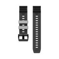 Prémiowy sportowy pasek do Garmin Watch QuickFit 22 mm czarno-szary