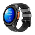 Prémiowy sportowy pasek do Garmin Watch QuickFit 22 mm czarno-szary