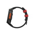Prémiowy sportowy pasek do Garmin Watch QuickFit 22 mm czarno-czerwony