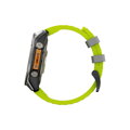 Prémiowy sportowy pasek do Garmin Watch QuickFit 22 mm żółto-szary