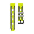 Prémiowy sportowy pasek do Garmin Watch QuickFit 22 mm żółto-szary