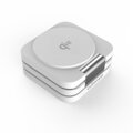 Cubenest Qi2 Składana magnetyczna bezprzewodowa ładowarka 3w1 EQ310 biała