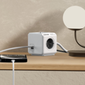 Cubenest PowerCube Extended USB A+C PD 20 W 1,5 m szara