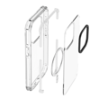 Cubenest Etui iPhone 15 Pro MagPro Strong Guard biały