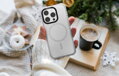 Cubenest Etui iPhone 15 Pro MagPro Strong Guard biały