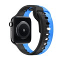 Prémiowy sportowy pasek na Apple Watch Czarno/Niebieski