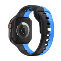 Prémiowy sportowy pasek na Apple Watch Czarno/Niebieski