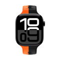 Prémiowy sportowy pasek na Apple Watch Czarno/Pomarańczowy