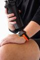 Prémiowy sportowy pasek na Apple Watch Czarno/Pomarańczowy
