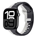 Prémiowy sportowy pasek na Apple Watch Czarno/Szary
