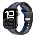Prémiowy sportowy pasek na Apple Watch Szaro/Niebieski