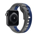Prémiowy sportowy pasek na Apple Watch Szaro/Niebieski
