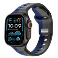 Prémiowy sportowy pasek na Apple Watch Szaro/Niebieski