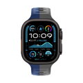 Prémiowy sportowy pasek na Apple Watch Szaro/Niebieski