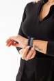 Prémiowy sportowy pasek na Apple Watch Szaro/Niebieski