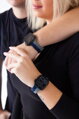 Prémiowy sportowy pasek na Apple Watch Szaro/Niebieski