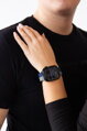 Prémiowy sportowy pasek na Apple Watch Szaro/Niebieski