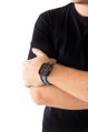 Prémiowy sportowy pasek na Apple Watch Szaro/Niebieski