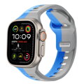 Prémiowy sportowy pasek na Apple Watch Niebieski/Szary