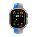 Prémiowy sportowy pasek na Apple Watch Niebieski/Szary