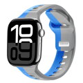 Prémiowy sportowy pasek na Apple Watch Niebieski/Szary