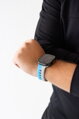 Prémiowy sportowy pasek na Apple Watch Niebieski/Szary