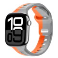 Prémiowy sportowy pasek na Apple Watch Pomarańczowo/Szary