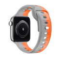 Prémiowy sportowy pasek na Apple Watch Pomarańczowo/Szary