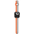 Prémiowy sportowy pasek na Apple Watch Pomarańczowo/Szary