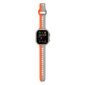 Prémiowy sportowy pasek na Apple Watch Pomarańczowo/Szary