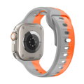 Prémiowy sportowy pasek na Apple Watch Pomarańczowo/Szary