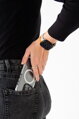 Prémiowy sportowy pasek na Apple Watch Pomarańczowo/Szary