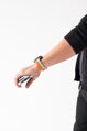 Prémiowy sportowy pasek na Apple Watch Pomarańczowo/Szary