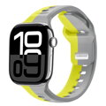 Prémiowy sportowy pasek na Apple Watch Żółto/Szary