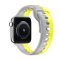 Prémiowy sportowy pasek na Apple Watch Żółto/Szary