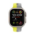Prémiowy sportowy pasek na Apple Watch Żółto/Szary