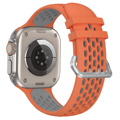 Pasek sportowy do Apple Watcha Pomarańczowo/Szary
