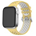 Pasek sportowy do Apple Watcha Żółto/Biały
