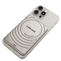 Cubenest Magnetyczny bezprzewodowy powerbank SlimDual 5000 mAh S1B3D tytan