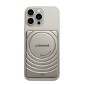 Cubenest Magnetyczny bezprzewodowy powerbank SlimDual 5000 mAh S1B3D tytan