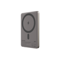 Cubenest Magnetyczny bezprzewodowy powerbank SlimDual 5000 mAh S1B3D tytan
