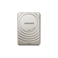 Cubenest Magnetyczny bezprzewodowy powerbank SlimDual 5000 mAh S1B3D tytan