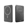 Cubenest Magnetyczny bezprzewodowy powerbank SlimDual 5000 mAh S1B3D czarny