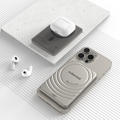 Cubenest Magnetyczny bezprzewodowy powerbank SlimDual 5000 mAh S1B3D tytan