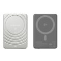 Cubenest Qi2 Magnetyczny bezprzewodowy powerbank SlimDual 5000 mAh SQ1B3D srebrny