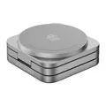 Cubenest Qi2.2 Składana magnetyczna bezprzewodowa ładowarka 3w1 SQ312 Ultra szara