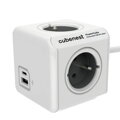 Cubenest PowerCube Extended USB A+C PD 20 W 1,5 m szara