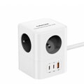 Cubenest PowerCube Extended USB A+C PD 20 W 1,5 m szara